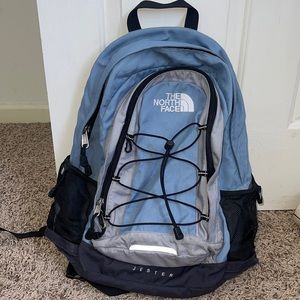 Blue North Face Backpack